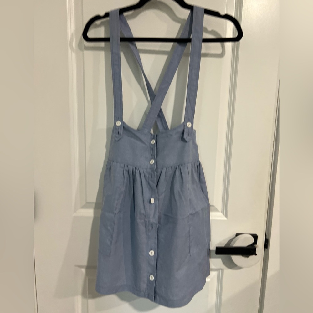Urban Renewal Light Blue Overall Skirt